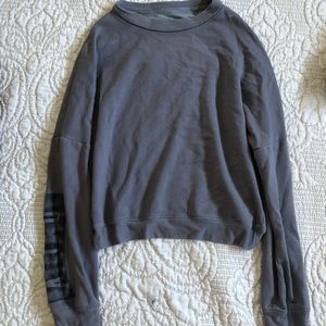 Grey Alo yoga sweatshirt